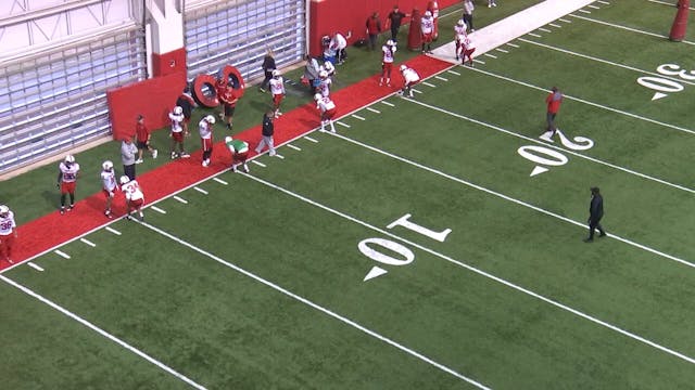 NC State DB Pedal Drill Tape