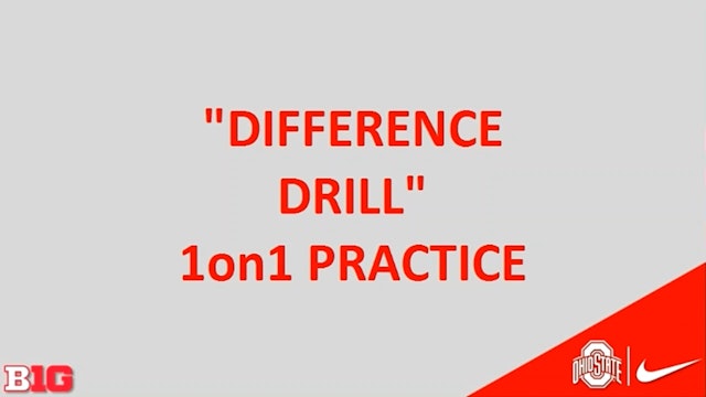 Ohio State Difference Drill TE Drill Tape