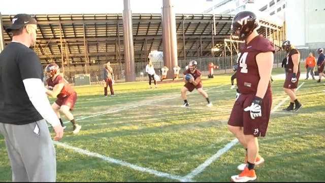 Virginia Tech OL Med Ball & Deliver T...