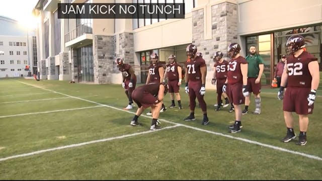 Virginia Tech OL Jam Kick No Tunch