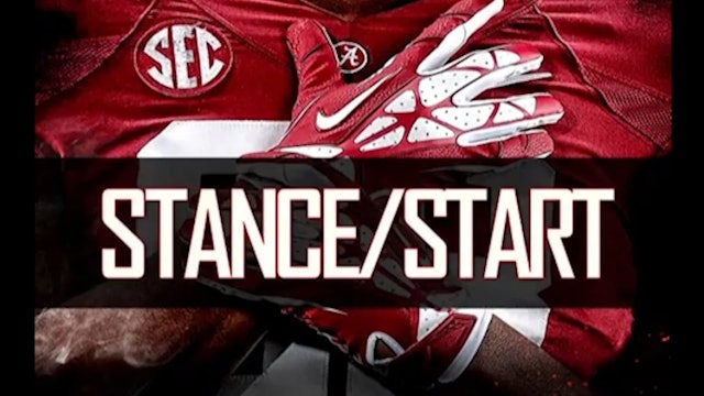 Alabama WR Stance & Start