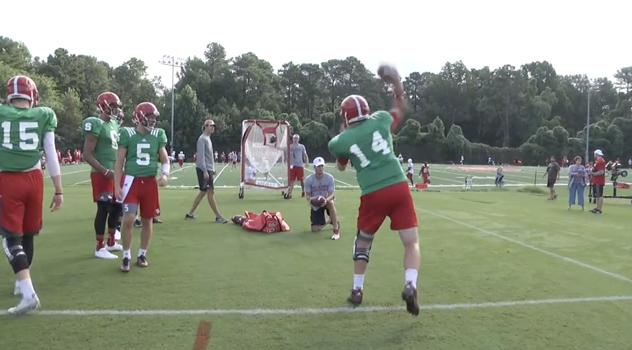 NC State QB Rhythm Throws