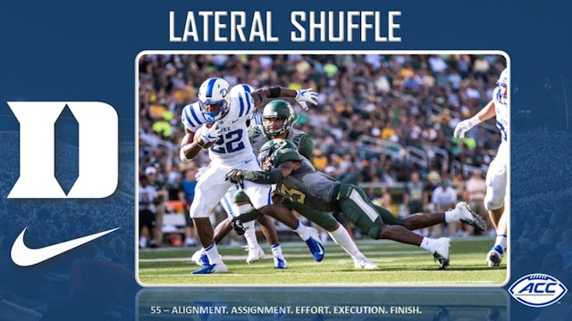 Duke Lateral Shuffle RB Drill Tape