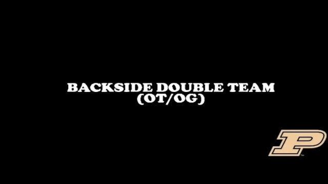 Purdue OL Backside Double Team