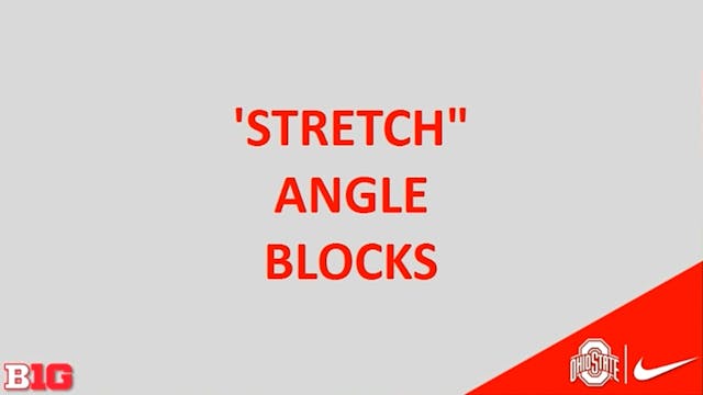 Ohio State Stretch Angle Blocks TE Dr...