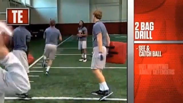 Alabama Tight End - 2 Bag Drills