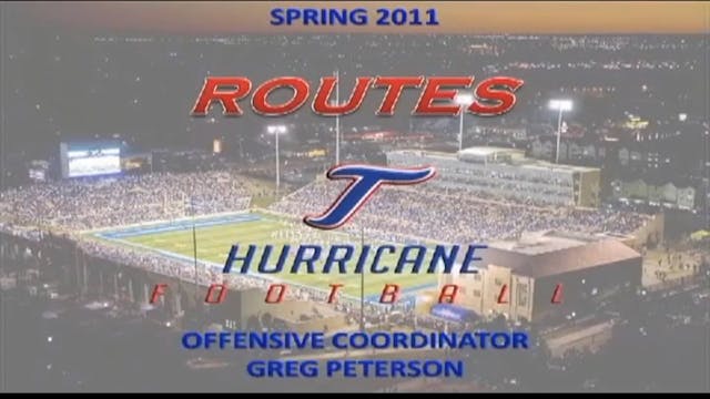 Tulsa Wide Receiver Routes