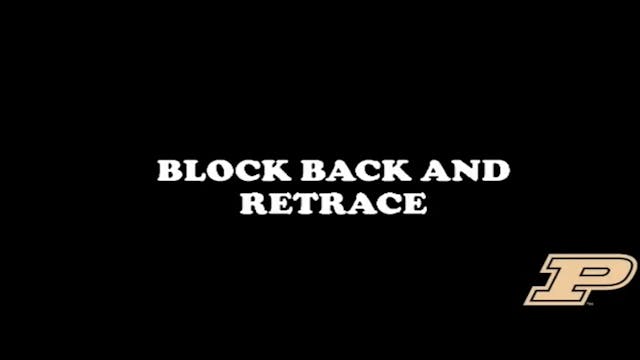 Purdue OL Block Back and Retrace