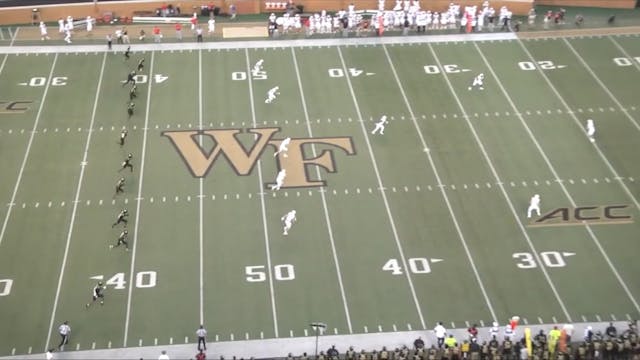 Wake Forest Offense Full Game (Week 1)