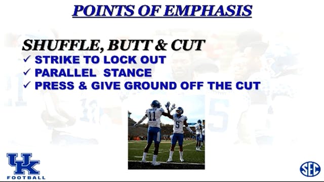 Kentucky DB Shuffle, Butt, & Cut