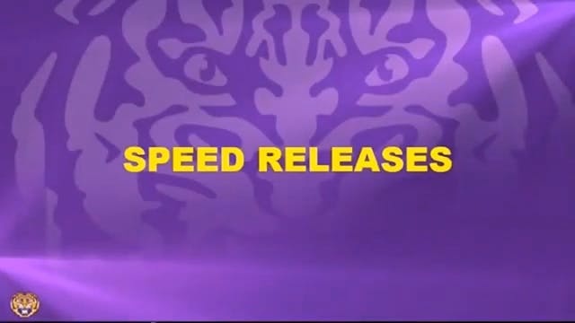 LSU WR Speed Releases