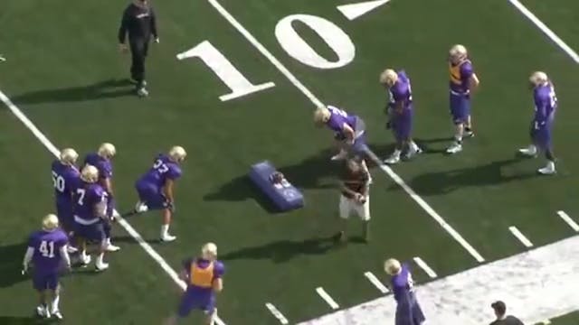 Washington Linebacker Drills