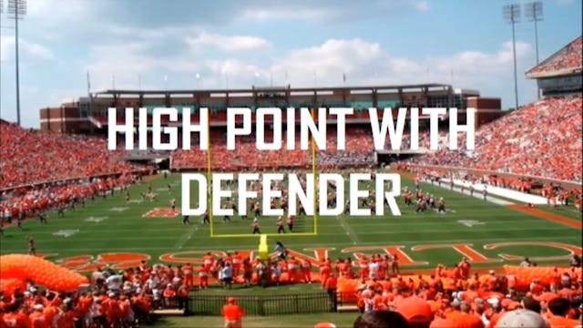 Clemson WR High Point with Defender