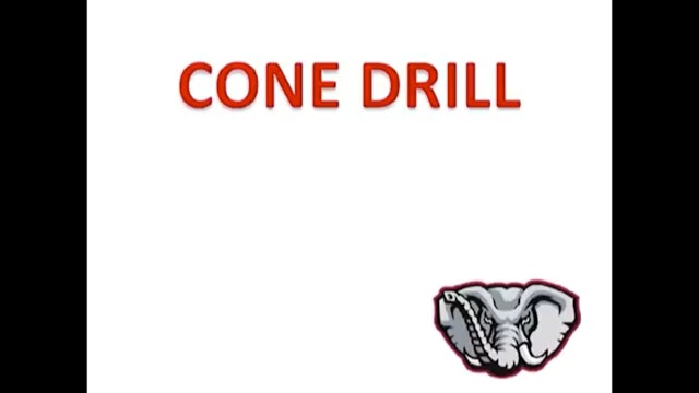 Kirby Smart - Linebacker Cone Drill