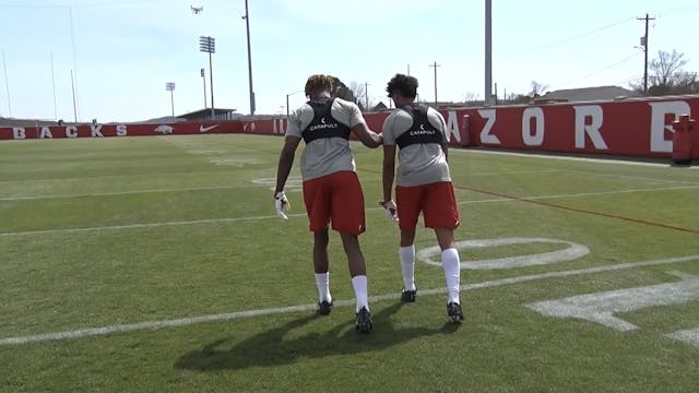 Arkansas WR Throw By