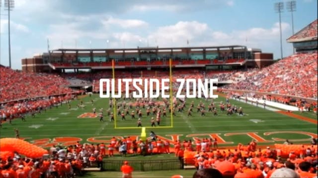 Clemson Outside Zone OL Drill Tape