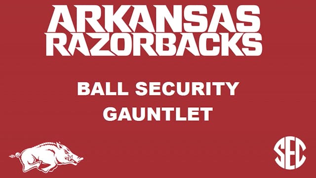 Arkansas WR Ball Security Gauntlet