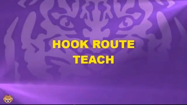 LSU WR Hook Route Teach