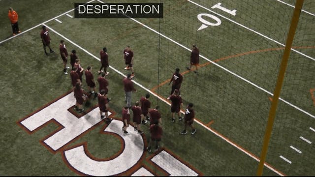 Virginia Tech OL Desperation Drill