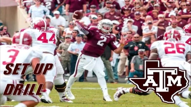 Texas A&M QB Set up Drill