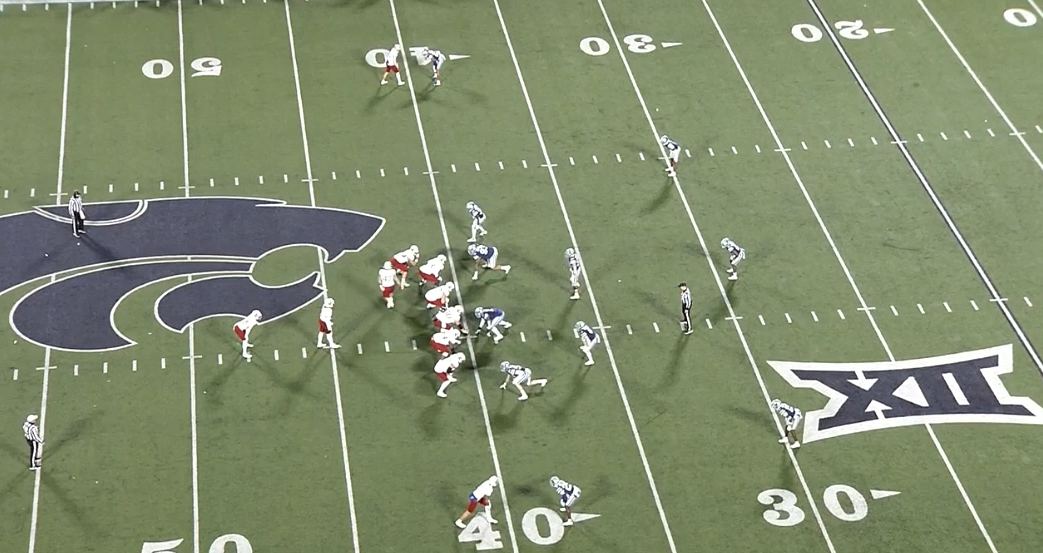 Runs from Kansas' Offense vs K-State 2022