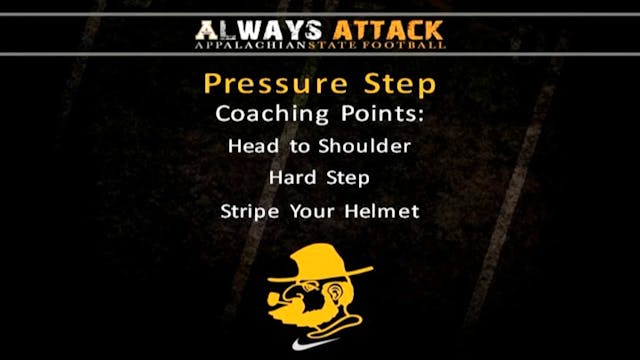 App State Wide Receiver Pressure Step