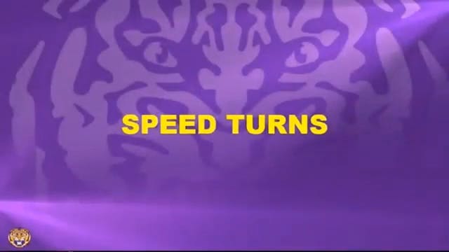 LSU WR Speed Turns