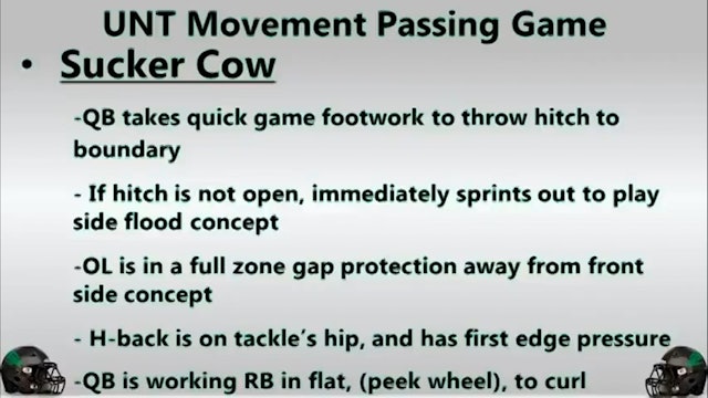 Graham Harrell Sucker Cow - Movement Passing Game