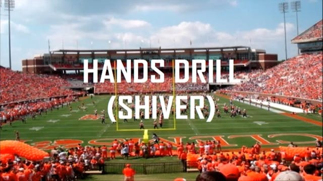 Clemson WR Hands Drill (Shiver)