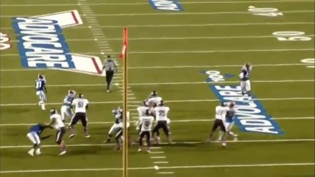 Texas A&M OL Rush ID Drill
