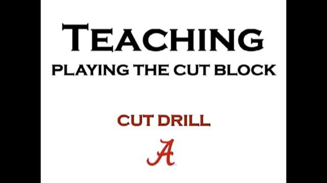 Alabama Outside Linebacker - Cut Drill