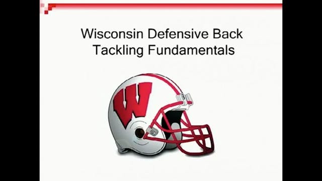 Wisconsin DB Tackling Drills