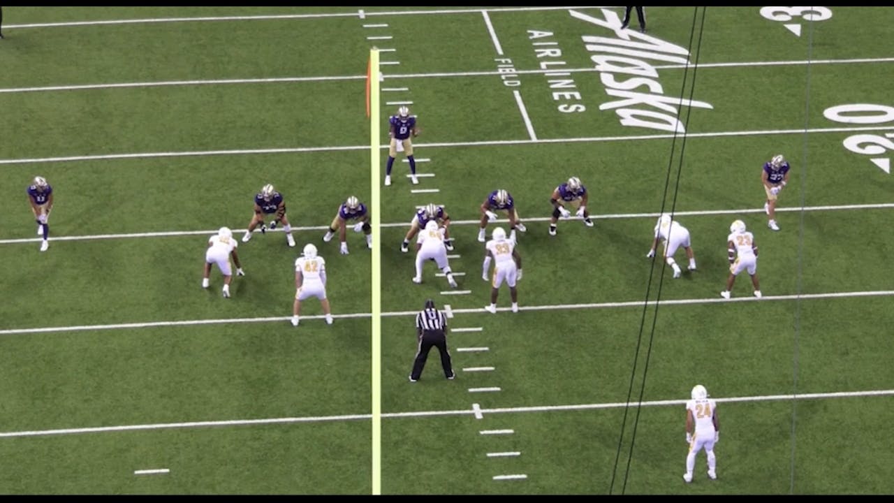 Washington 2022 Intermediate TD Passes Pass Plays All 22