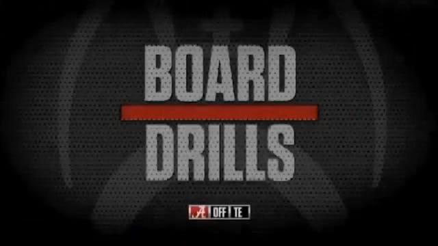 Alabama Tight End - Board Drills