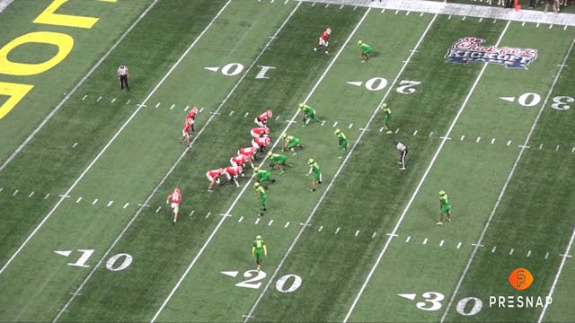 Broderick Jones vs Oregon 2022