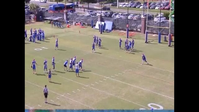 Florida Linebacker - 3 Man Tackling