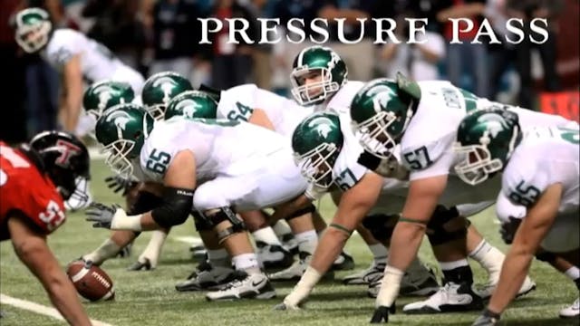 Michigan State QB Pressure Pass