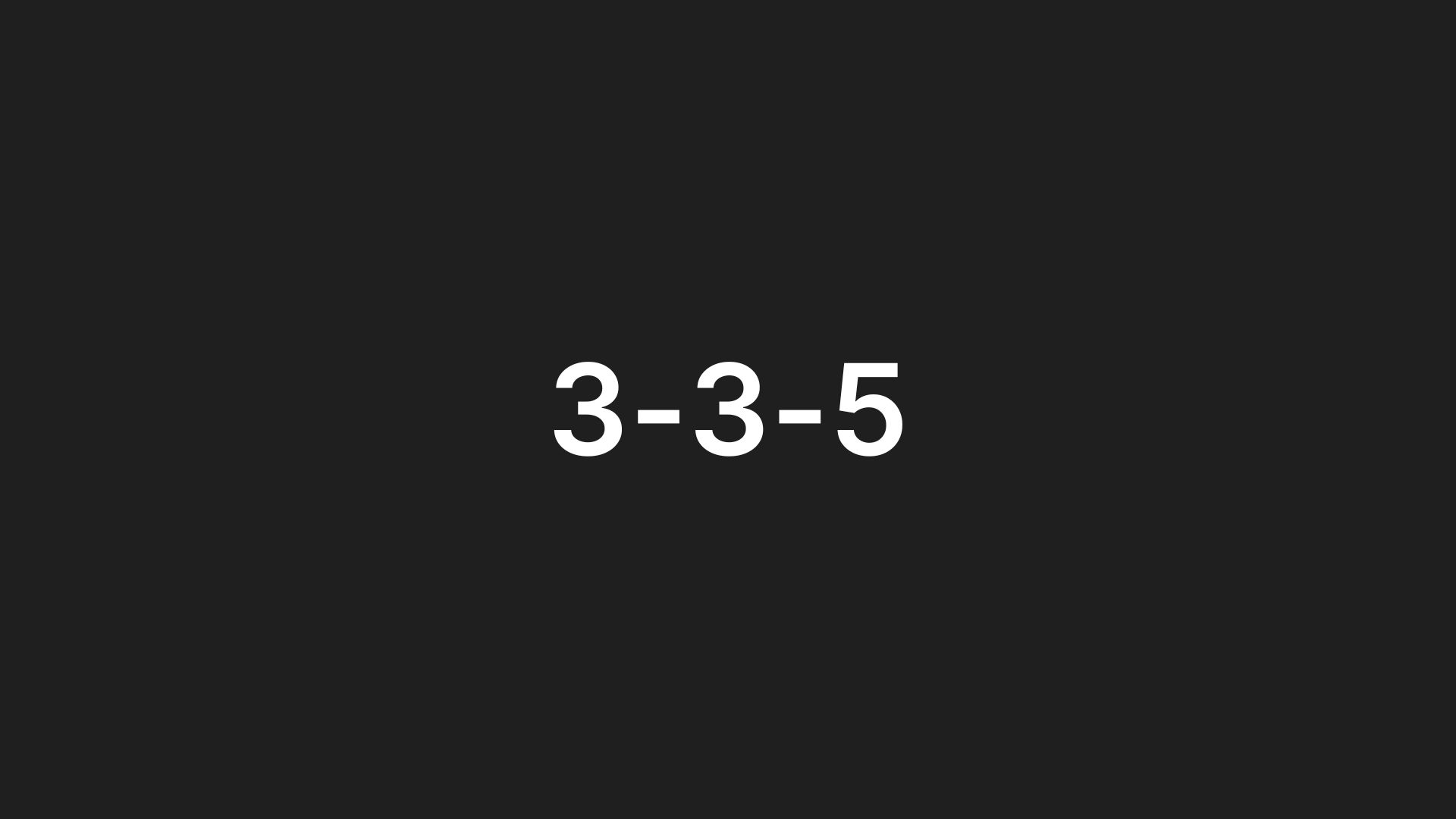 3-3-5