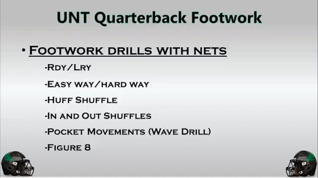 Graham Harrell Footwork Drill with Nets