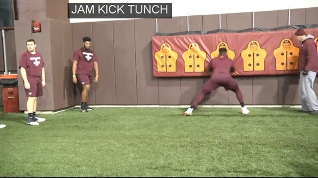 Virginia Tech OL Jam Kick Tunch