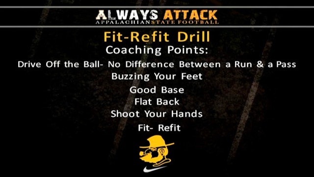 App State Wide Receiver Fit Refit Drill