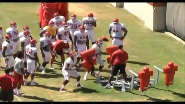 Oklahoma DL - 3PT Blocks vs Sled