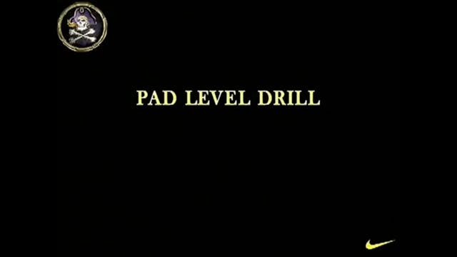 Lincoln Riley (ECU) Pad Level Drill W...