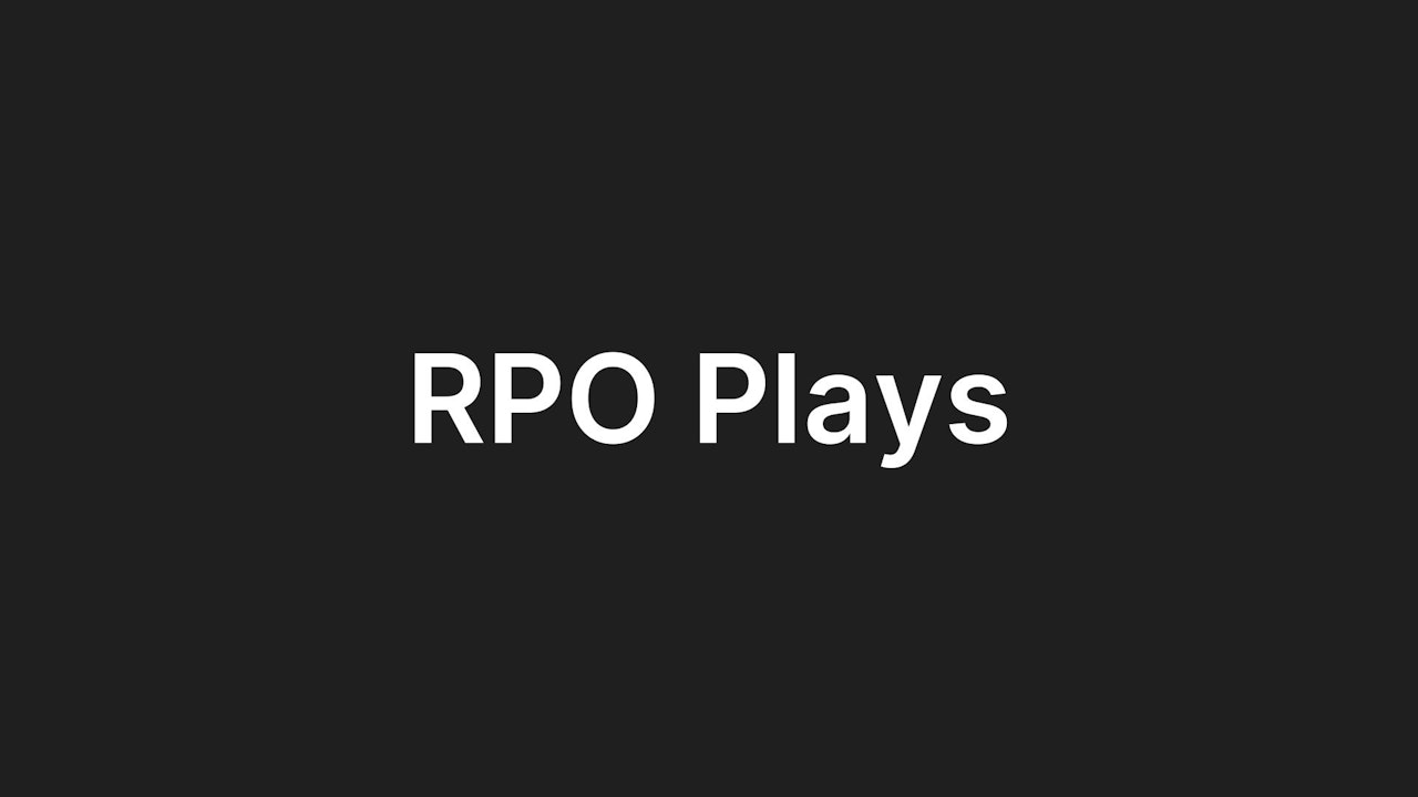 RPO Plays - All 22