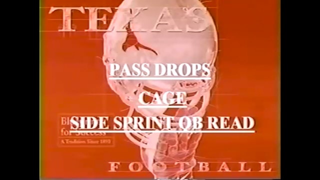 Texas Linebackers - Cage Side Sprint QB Read