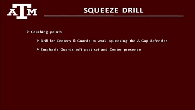 Texas A&M OL Squeeze Drill