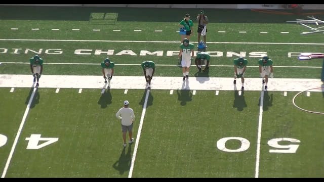 North Texas WR Stance & Start