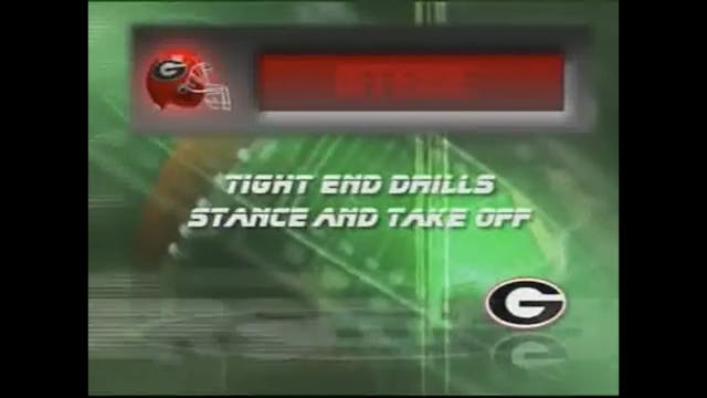 Georgia Tight Ends - Stance & Take Off