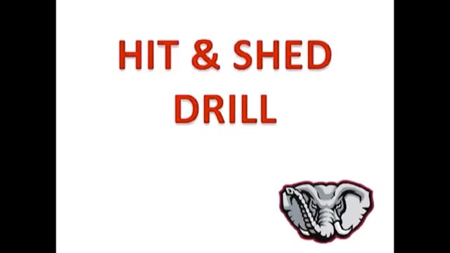 Kirby Smart - Linebacker Hit & Shed Drill