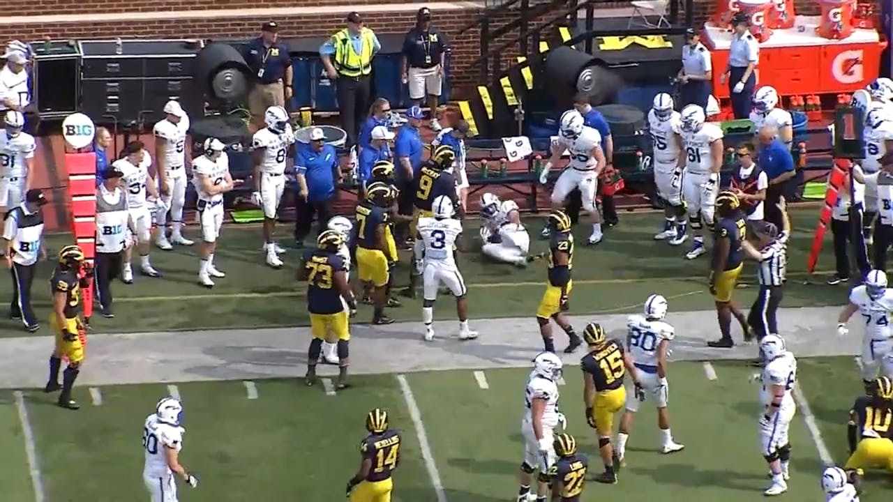 Michigan Linebacker Tear Drill PreSnap Video Library